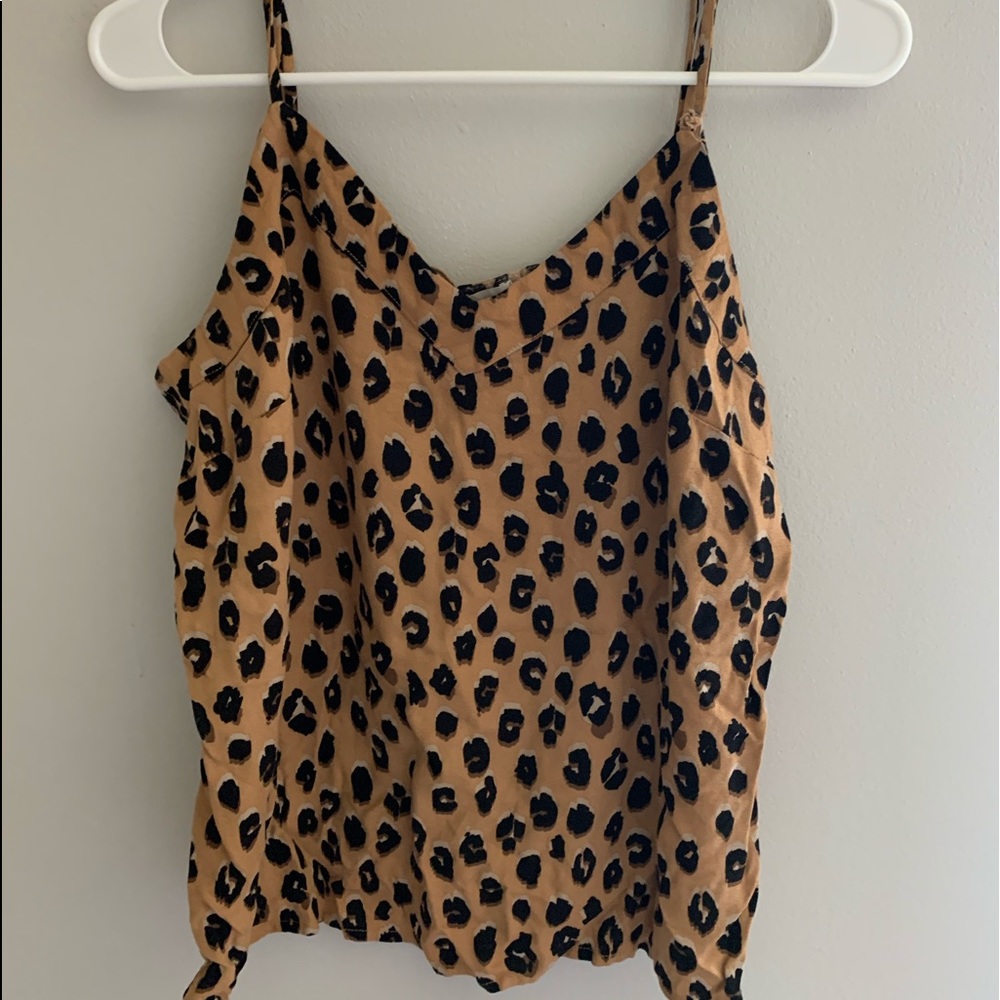 Cheetah Print Tank Top